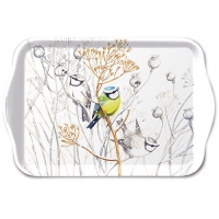Tablett - Tray Melamine 13x21 cm Sweet Little Bird