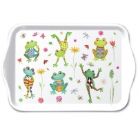 盘 - Tray Melamine 13x21 cm Happy Frogs
