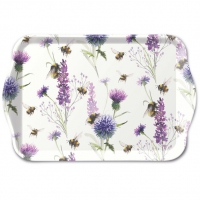 tray - Tray melamine 13x21 cm Bumblebees in the meadow