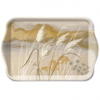 Tablett - Tray melamine 13x21 cm Waving grass