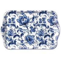 Zasobnik - Delft Blue florals