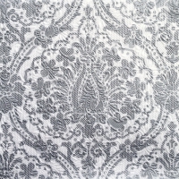 餐巾40x40厘米 - Elegance jaipur white/silver 