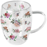 Vidrio de doble pared - Double-walled glass 0.35 L Charlotte white
