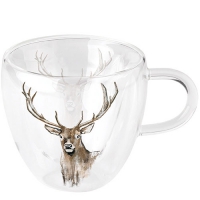 Taza de porcelana - Double-walled glass Antlers