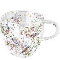 Double wall glass - Busy birds