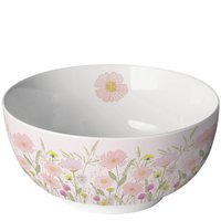 Porcelain bowl - Pastel flowers pink
