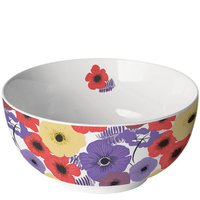 Porcelain bowl - Colourful flowers lila