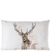Coussin 50x30 cm - Cushion cover 50x30 cm Antlers