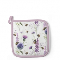 Potholder - Bumblebees in the meadow