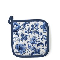 Potholder - Delft Blue florals