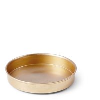 Candle holder metal -  small gold