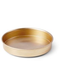 Candle holder metal -  big gold
