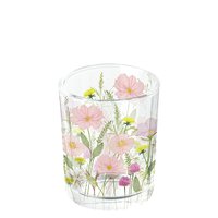 茶灯座 -  Pastel flowers pink