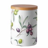 Boîte à provisions medium - Storage jar medium Delicious olives