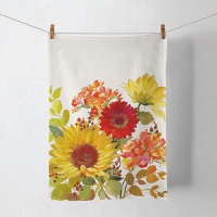 Ręcznik kuchenny - Sunny Flowers Cream