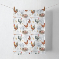 Küchen-Handtuch - Kitchen towel Chicken farm