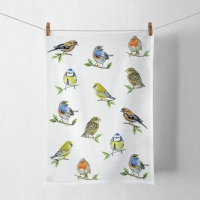 厨房巾 - Kitchen towel Bird species white