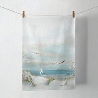 Kitchen towel - Sailing at sea