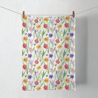 Kitchen towel - Flowers in spring