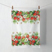 Kitchen towel - Juicy strawberries