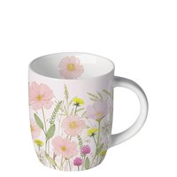 0.2 升瓷杯 - Pastel flowers pink