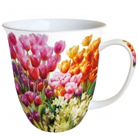 Porcelain Cup -  Tulips