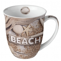 Porcelain Cup -  Beach Wood