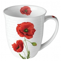 Taza de porcelana -  Proud Poppy