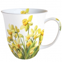 Tasse en porcelaine -  Golden Daffodils
