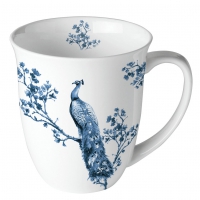 Porcelain Cup -  Royal Peacock