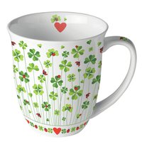 Porcelain mug 0.4 L -  Good luck