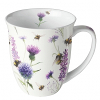 Tasse en porcelaine -  Bumblebees in the Meadow