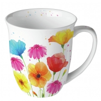 Taza de porcelana -  Colourful Summer Flowers
