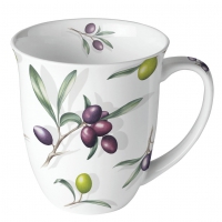 Porcelain Cup -  Delicious olives