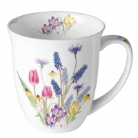 Tasse en porcelaine -  Hello spring