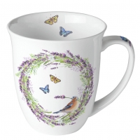 Porcelain Cup -  Chaffinch white
