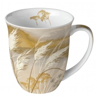 Porcelain Cup -  Waving grass