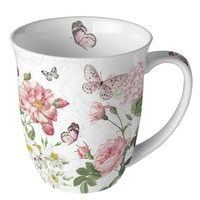 Porcelain mug 0.4 L -  Amelia white