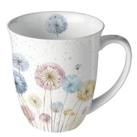 Porcelain mug 0.4 L -  Dandelions