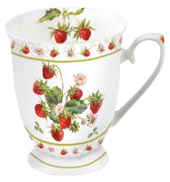 Taza de porcelana - Fresh Strawberries