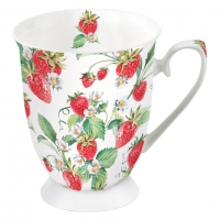 Tasse en porcelaine -  Garden Strawberries