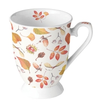 Porcelain Cup -  Autumn Details