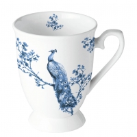Tasse en porcelaine -  Royal Peacock