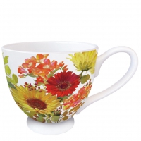 Puchar Porcelany -  Sunny Flowers Cream