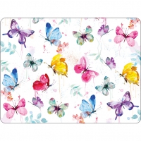 manteles individuales -   Butterfly Collection White