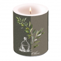 decorative candle - Oil And Olives