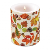 decorative candle - Autumn Festival