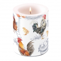 decorative candle - Chicken Farm