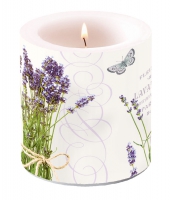 Decorative candle small - Bunch Of Lavender