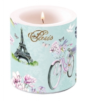 Decorative candle small - Bike In Paris